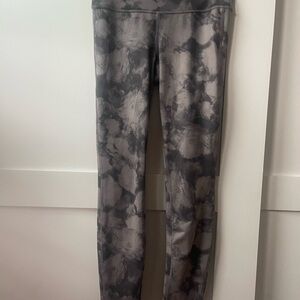 Athleta , S , Gray Tie-Dye Leggings